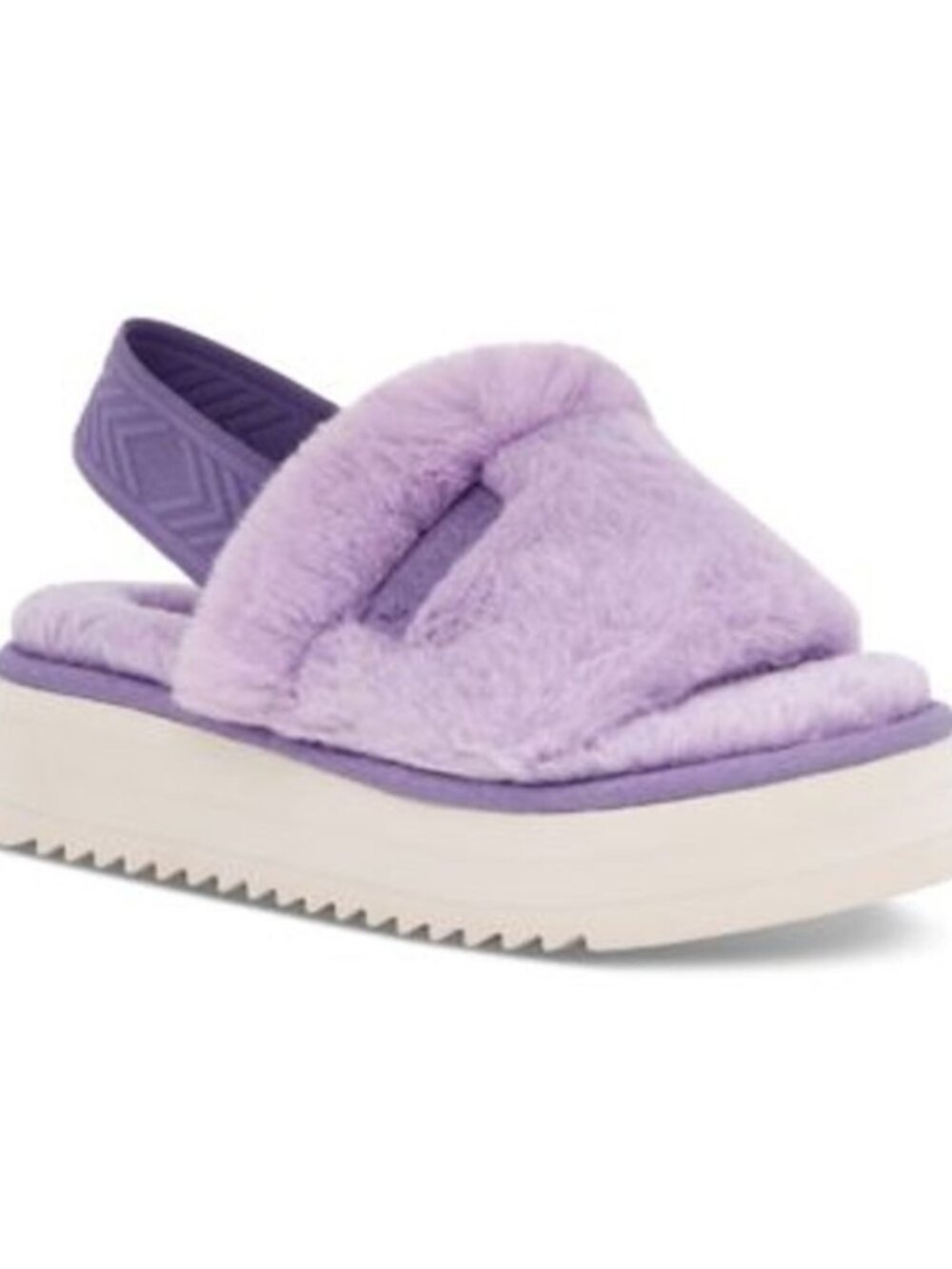 Koolaburra by UGG Ya-Baby Platform Sandals Slip On Slingback Orchid Purple NEW